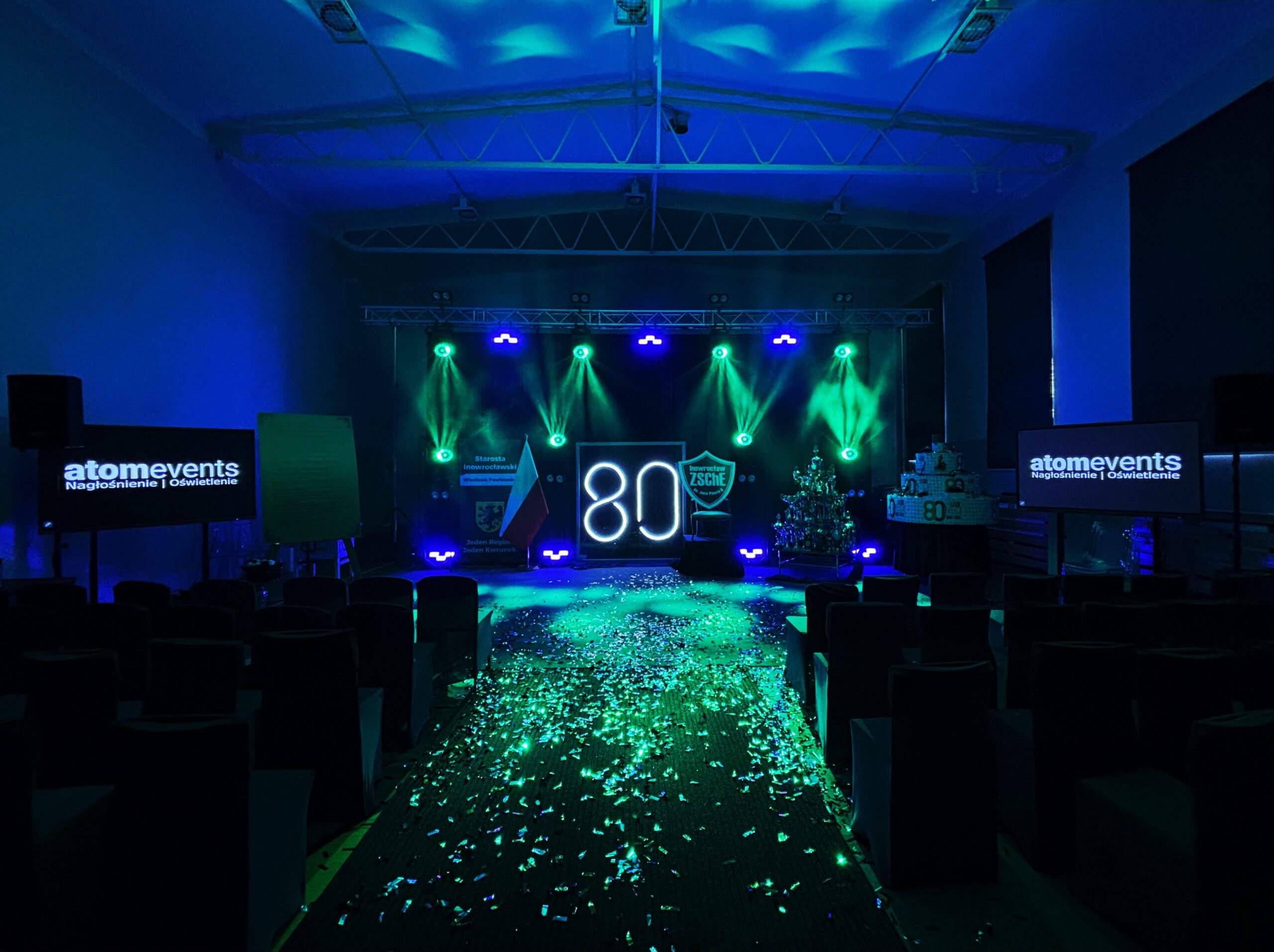 nagłośnienie i oświetlenie imprezy